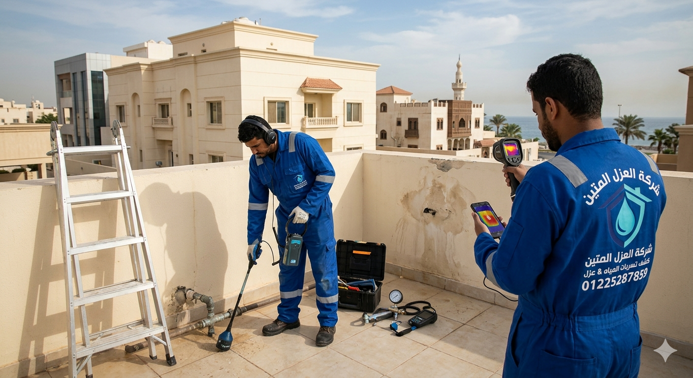 اكشف تسربات المياه بجدة