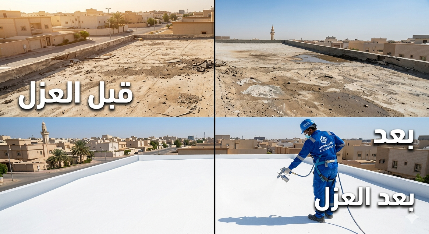  شركة عزل أسطح في حي النرجس بالرياض