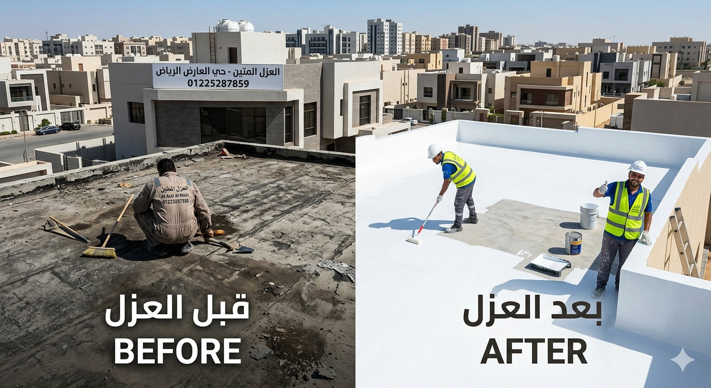  شركة عزل أسطح في حي العارض بالرياض
